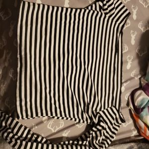 Striped crop top